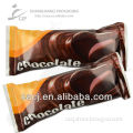 Customized design plasitc chocolate packaging for ice cream pouch